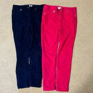 Crew cuts pink and blue size 10, has small elastic and button in the waist